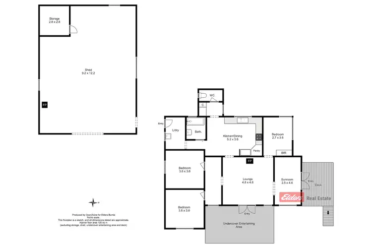 Floorplan of Homely house listing, 116 Woolleys Road, Takone TAS 7325