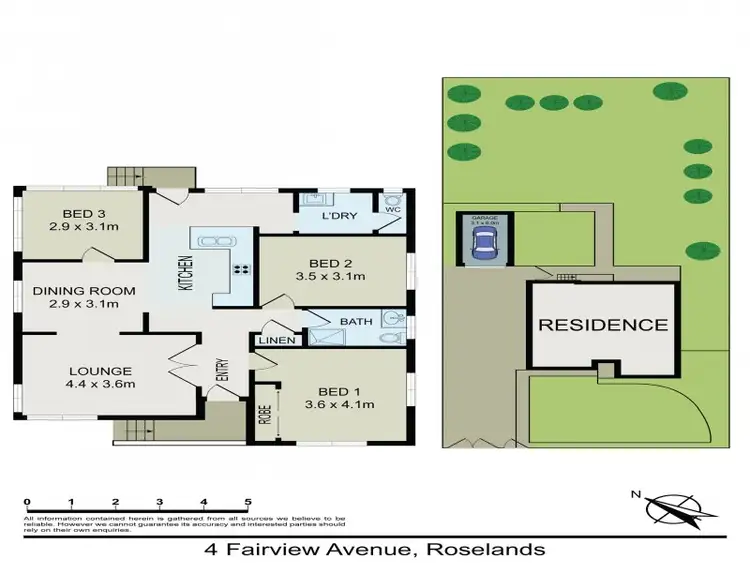 Floorplan of Homely house listing, 4 Fairview Avenue, Roselands NSW 2196