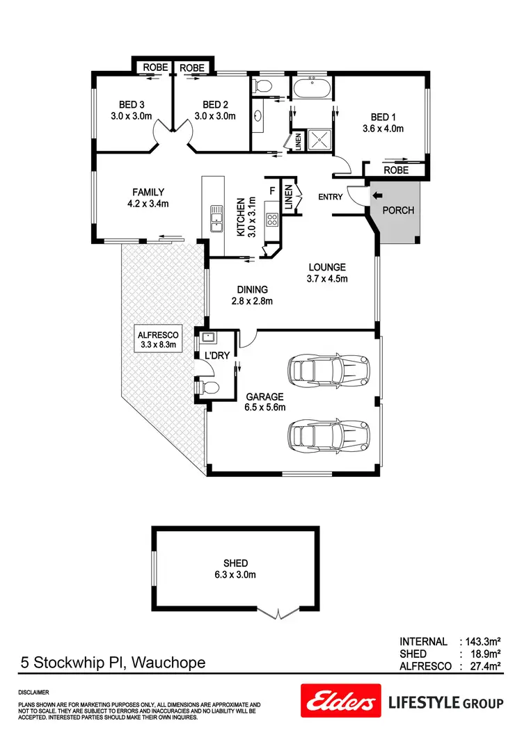 Floorplan of Homely house listing, 5 Stockwhip Place, Wauchope NSW 2446