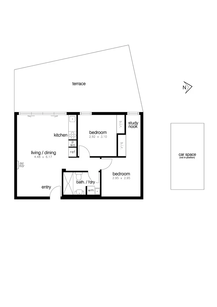 Floorplan of Homely unit listing, 104/112-114 Pier Street, Altona VIC 3018