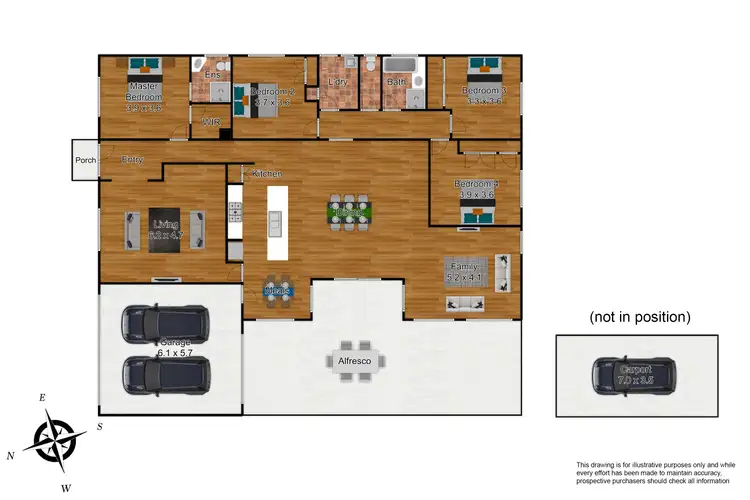Floorplan of Homely house listing, 22 St Bernards Crescent, Lynbrook VIC 3975