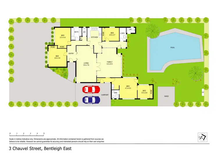 Floorplan of Homely house listing, 3 Chauvel Street, Bentleigh East VIC 3165