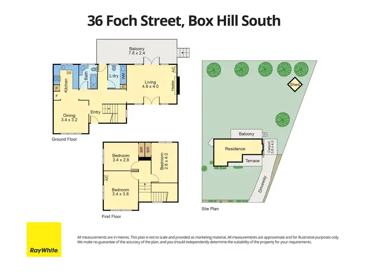 Floorplan of Homely house listing, 36 Foch Street, Box Hill South VIC 3128
