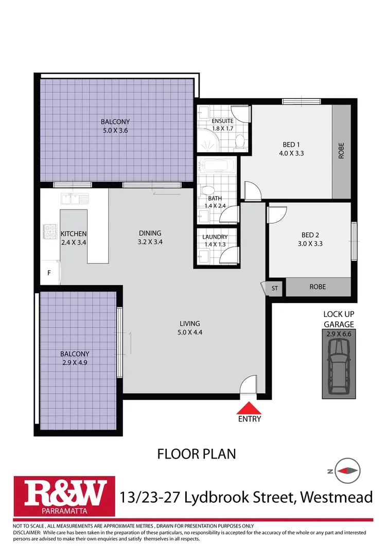 Floorplan of Homely unit listing, 13/23-27 Lydbrook Street, Westmead NSW 2145