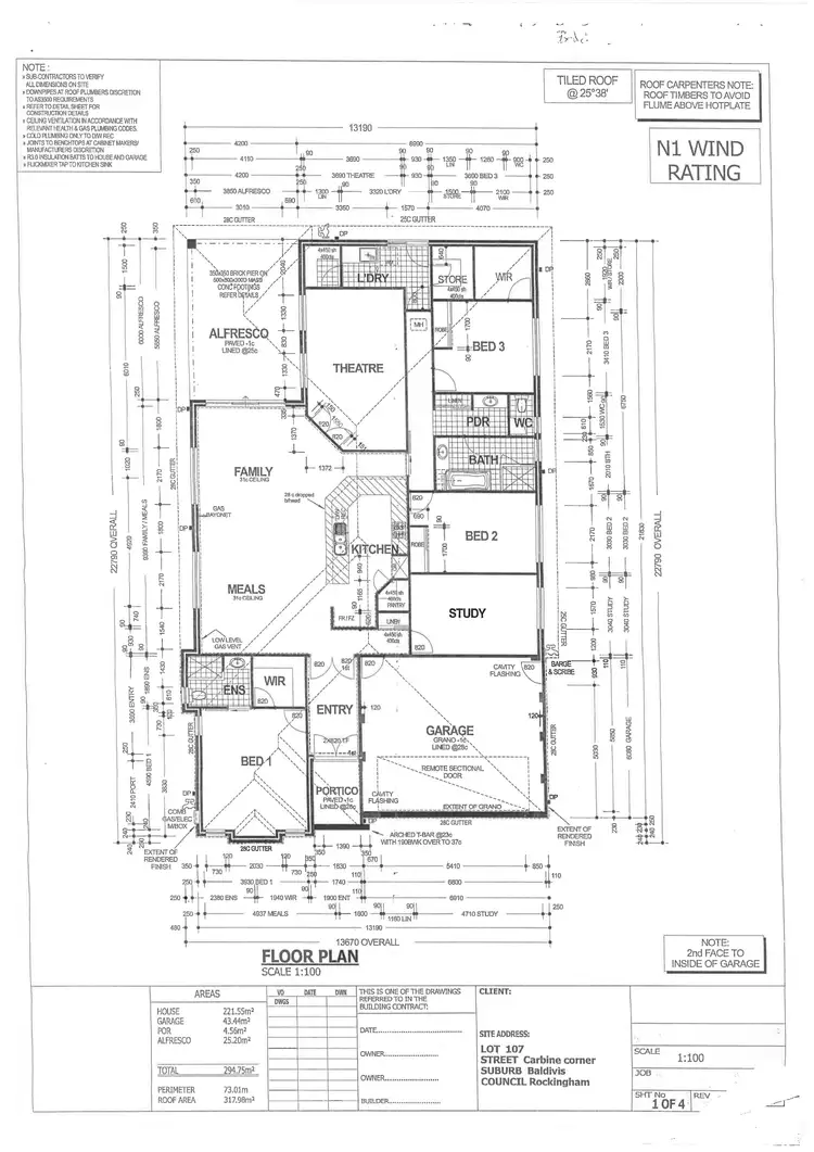 Floorplan of Homely house listing, 8 Carbine Corner, Baldivis WA 6171