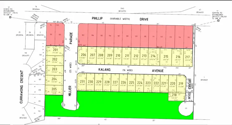 Floorplan of Homely land listing, Lot 213 Kalang Ave, South West Rocks NSW 2431