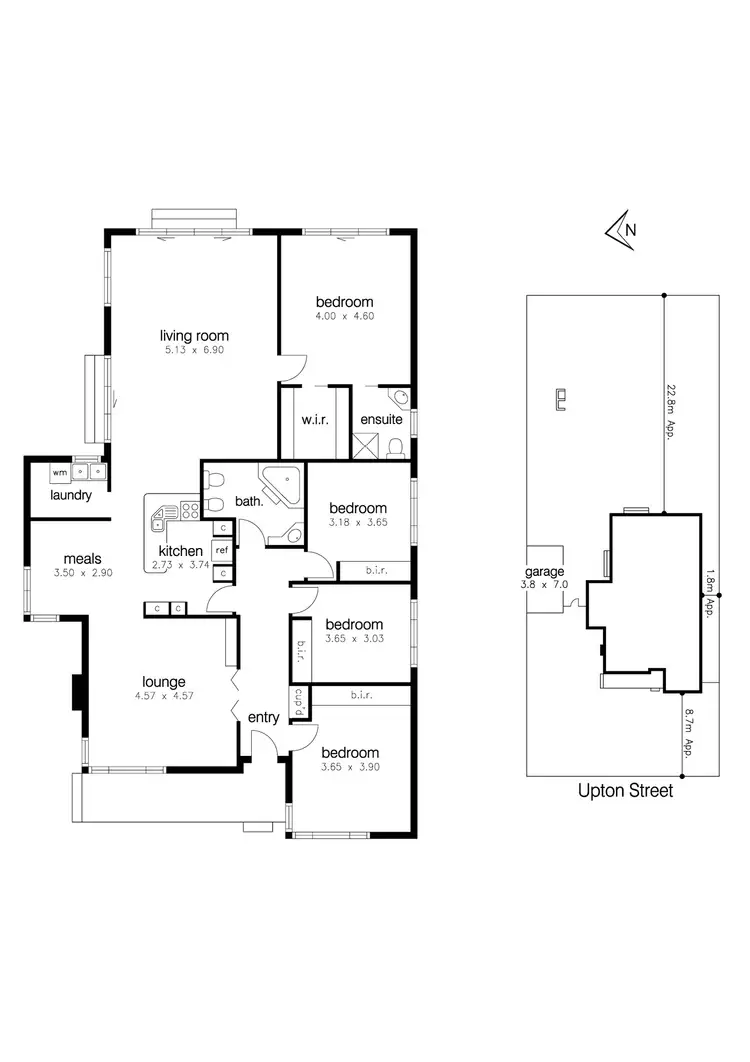 Floorplan of Homely house listing, 8 Upton Street, Altona VIC 3018