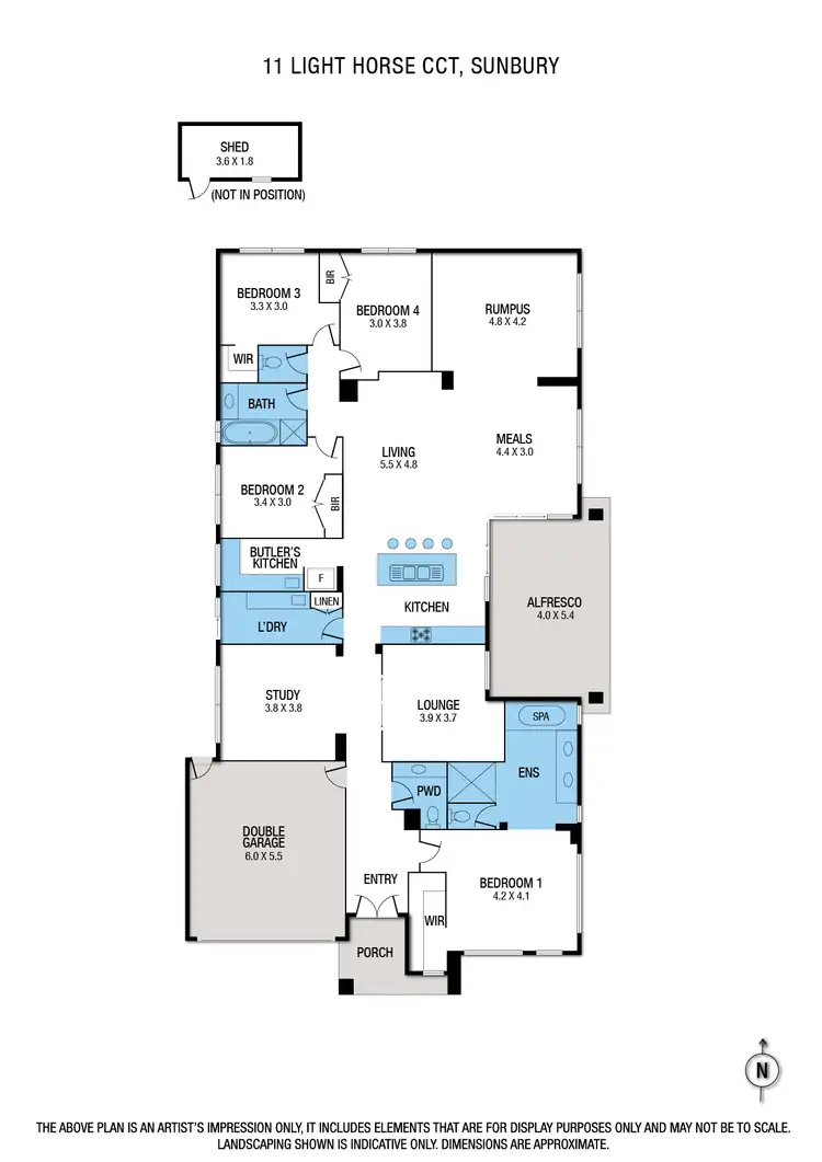 Floorplan of Homely house listing, 11 Light Horse Circuit, Sunbury VIC 3429