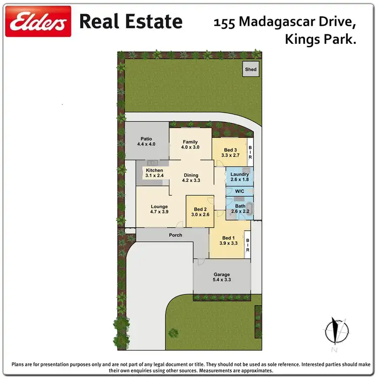 Floorplan of Homely house listing, 155 Madagascar Drive, Kings Park NSW 2148