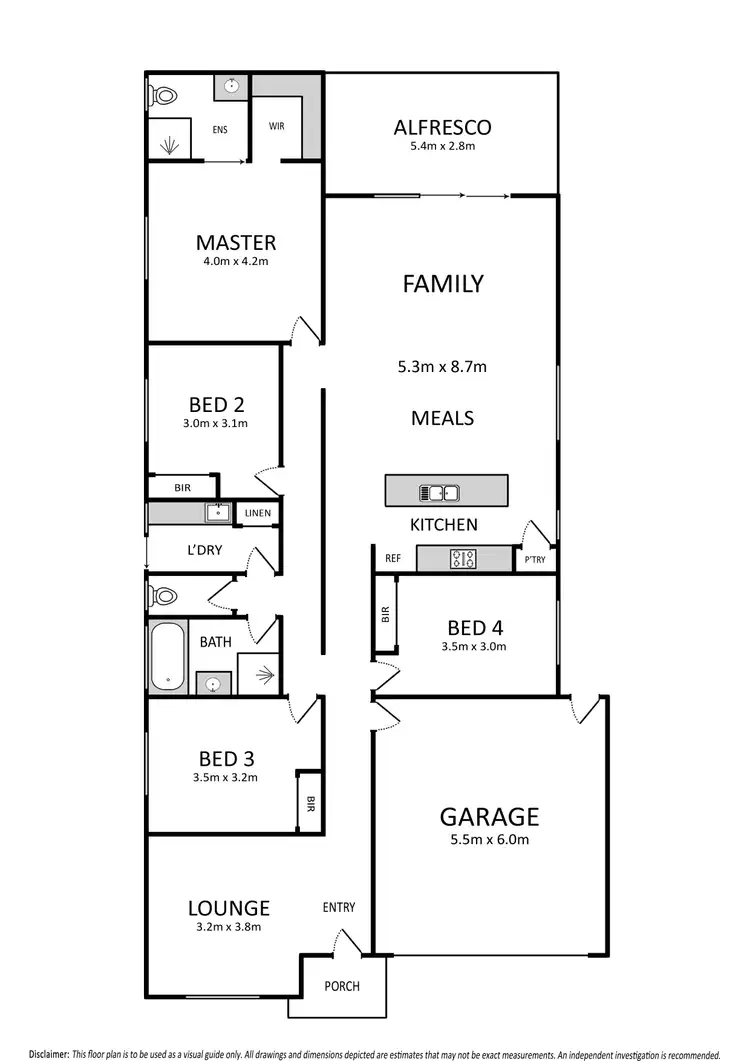 Floorplan of Homely house listing, 12 Charlbury Street, Thornhill Park VIC 3335