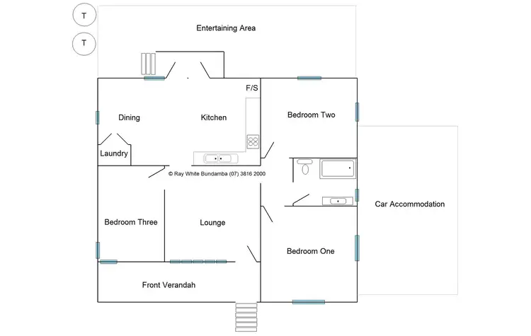 Floorplan of Homely house listing, 16A Kerton Street, Brassall QLD 4305