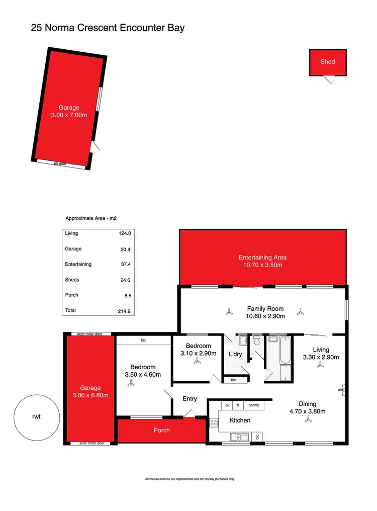 Floorplan of Homely house listing, 25 NORMA CRESCENT, Encounter Bay SA 5211