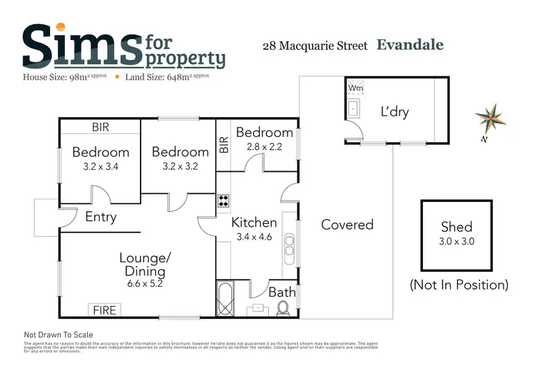 Floorplan of Homely house listing, 28 Macquarie Street, Evandale TAS 7212
