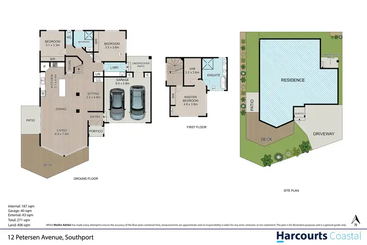 Floorplan of Homely house listing, 12 Petersen Avenue, Southport QLD 4215