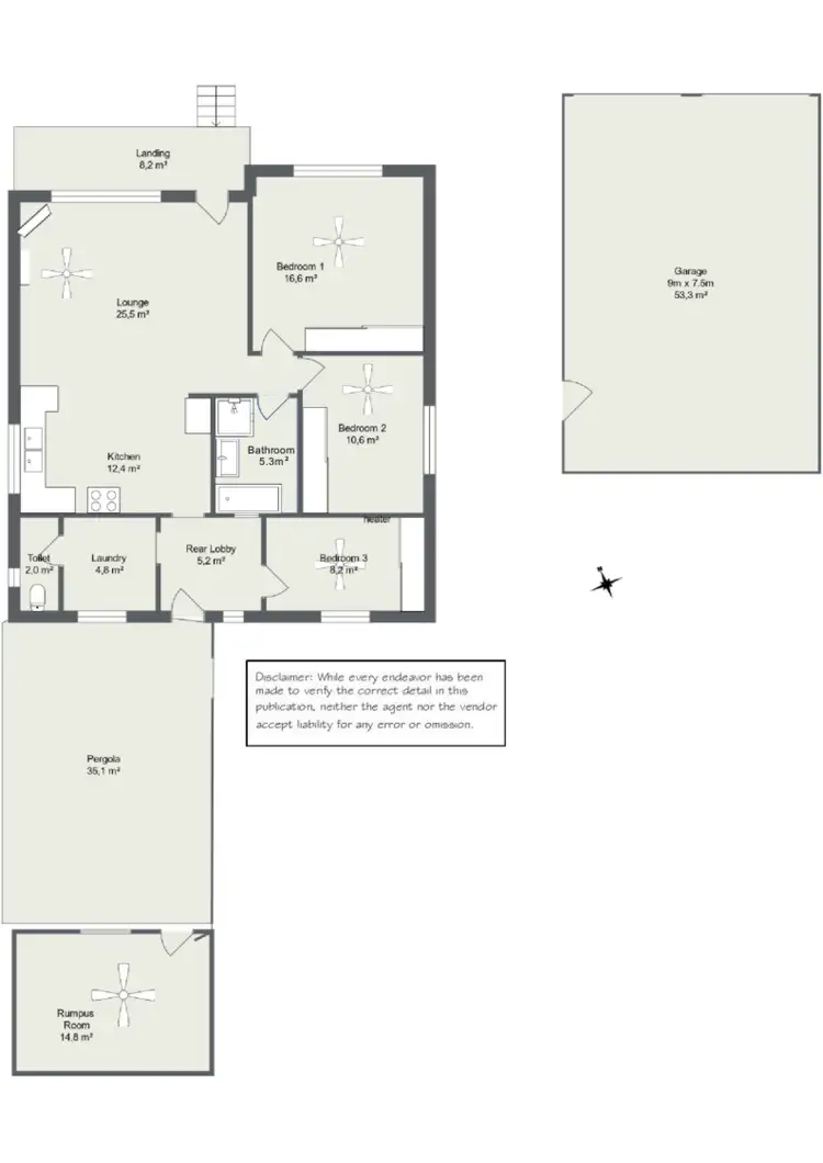 Floorplan of Homely house listing, 1 Hudson Avenue, Port Lincoln SA 5606