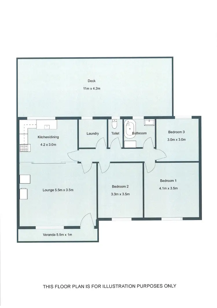 Floorplan of Homely house listing, 7 SANDSTONE AVENUE, Naracoorte SA 5271