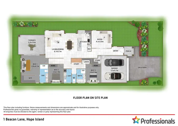 Floorplan of Homely house listing, 1 Beacon Lane, Hope Island QLD 4212