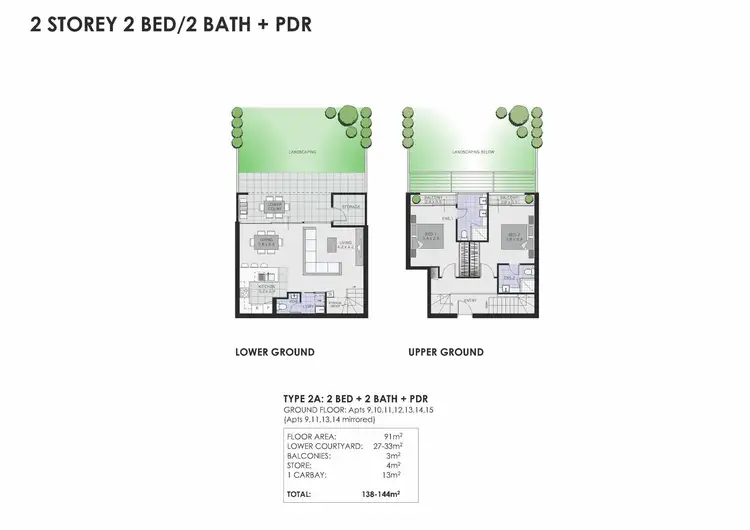 Floorplan of Homely apartment listing, 14/34 Cowle Street, West Perth WA 6005
