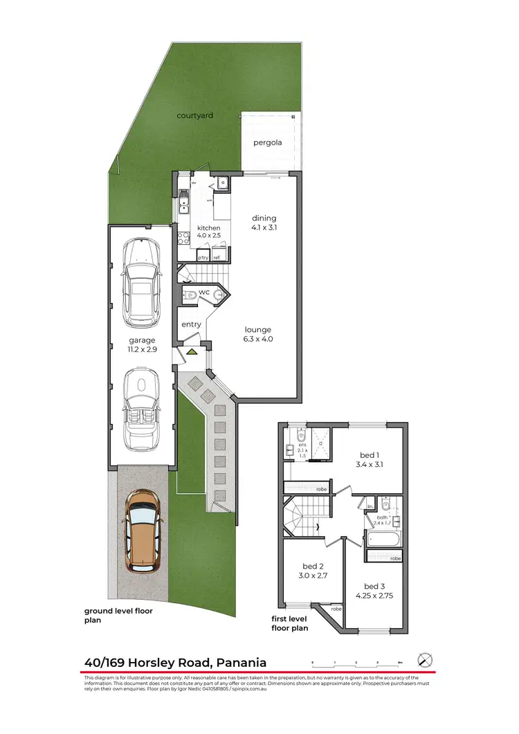 Floorplan of Homely townhouse listing, 40/169 Horsley Road, Panania NSW 2213