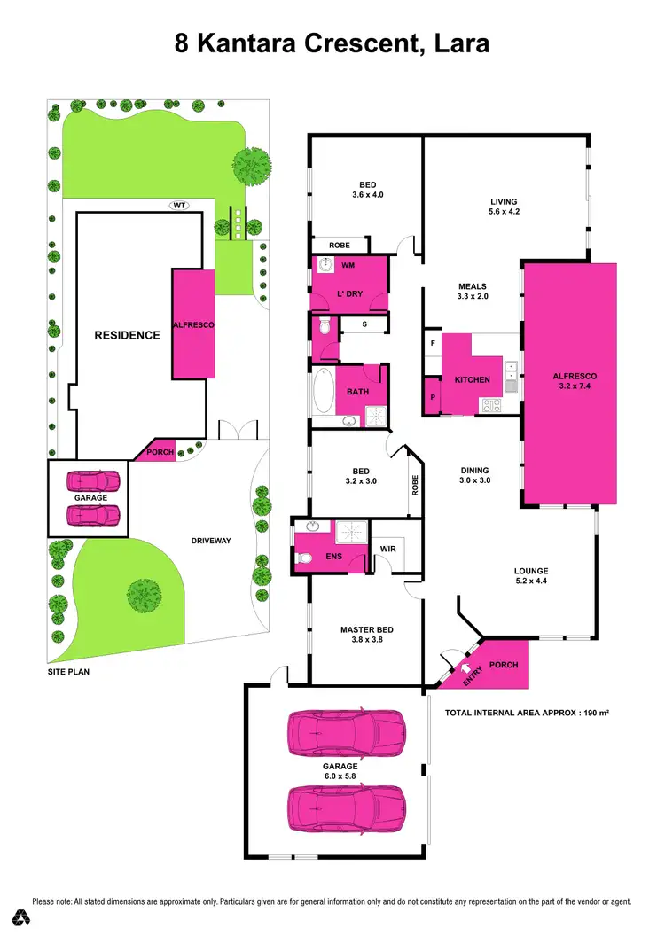 Floorplan of Homely house listing, 8 Kantara Crescent, Lara VIC 3212