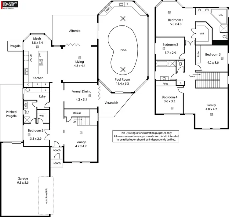 Floorplan of Homely house listing, 36 Tom Packer Drive, Athelstone SA 5076