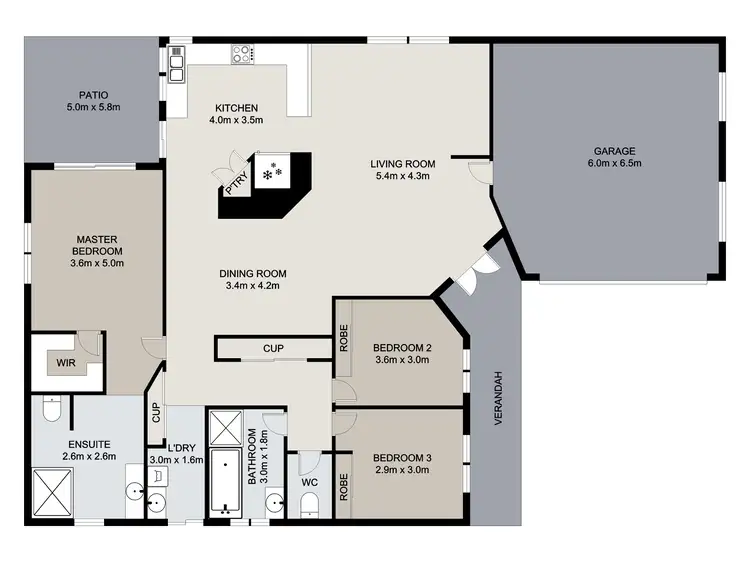 Floorplan of Homely house listing, 273 J Hickey Avenue, Clinton QLD 4680
