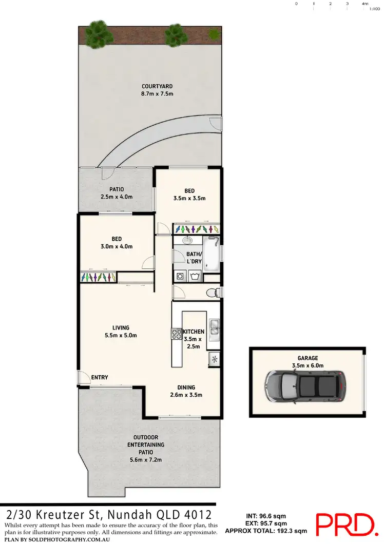 Floorplan of Homely unit listing, 2/30 Kreutzer St, Nundah QLD 4012