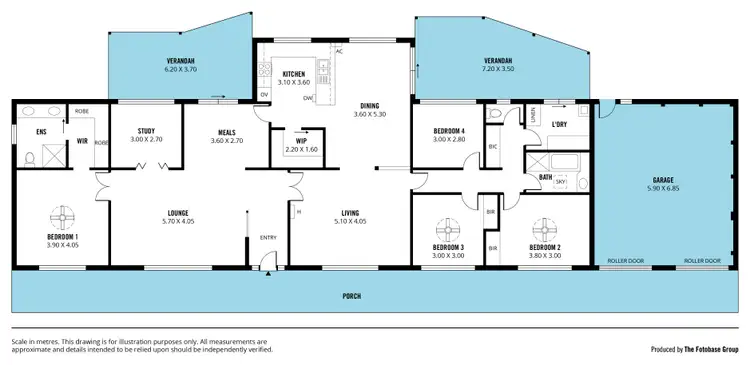 Floorplan of Homely house listing, 1 Nayook Grove, Happy Valley SA 5159