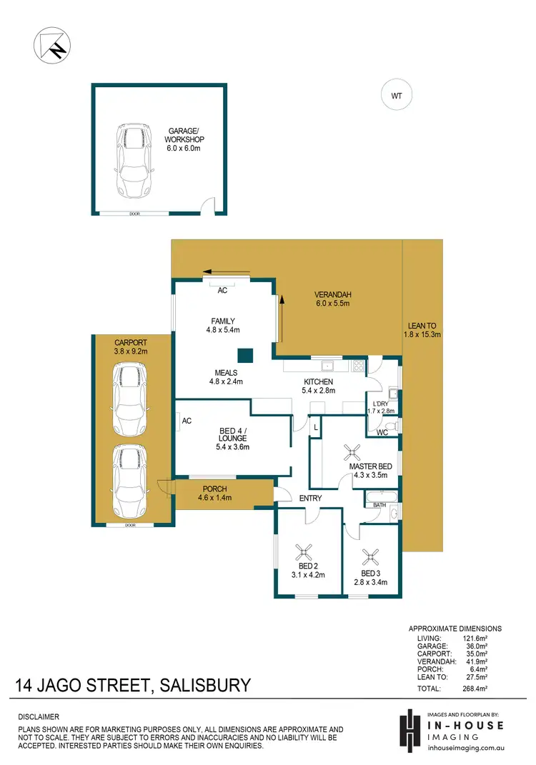 Floorplan of Homely house listing, 14 Jago Street, Salisbury SA 5108