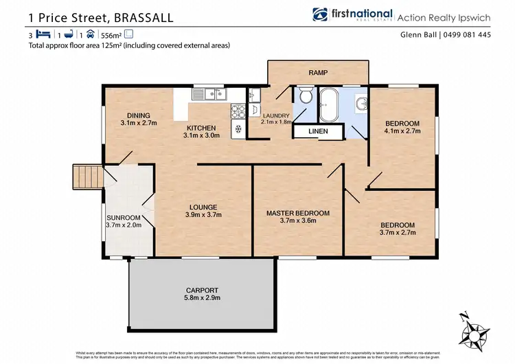 Floorplan of Homely house listing, 1 Price Street, Brassall QLD 4305