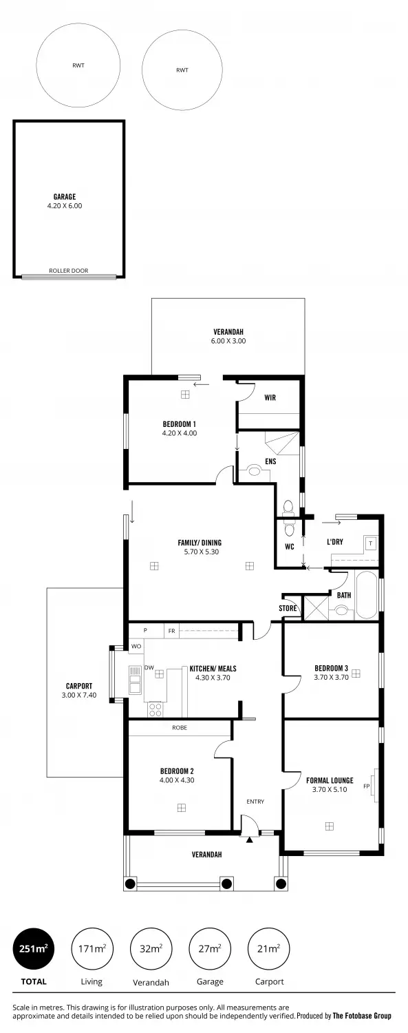 Floorplan of Homely house listing, 17 La Perouse Avenue, Flinders Park SA 5025
