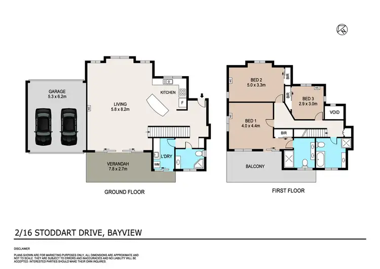 Floorplan of Homely unit listing, 2/16 Stoddart Drive, Bayview NT 820