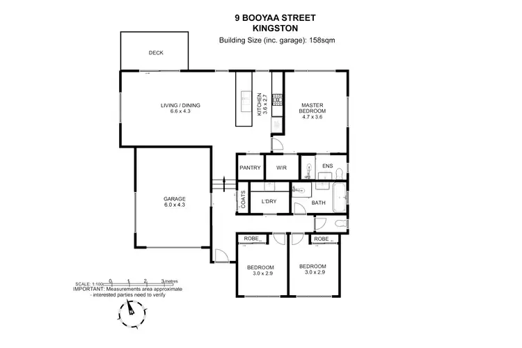 Floorplan of Homely house listing, 9 Booyaa Street, Kingston TAS 7050