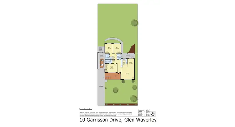Floorplan of Homely house listing, 10 Garrisson Drive, Glen Waverley VIC 3150