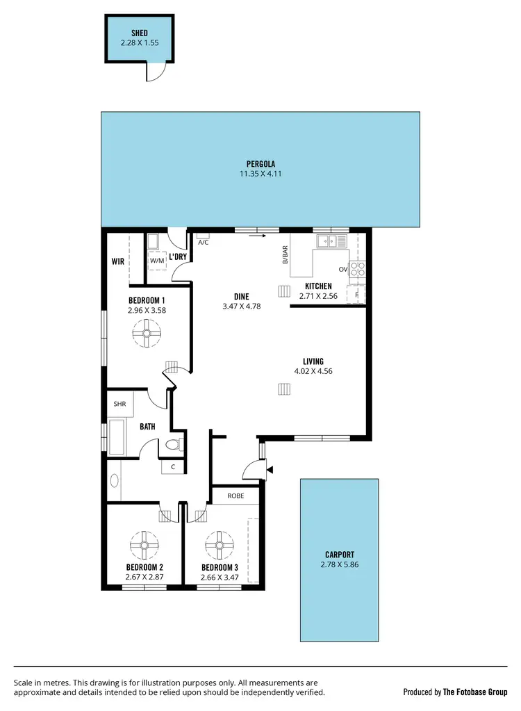 Floorplan of Homely house listing, 77 Baume Circuit, Old Reynella SA 5161