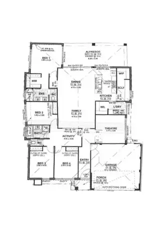 Floorplan of Homely house listing, 15 Jamison Grove, Wellard WA 6170