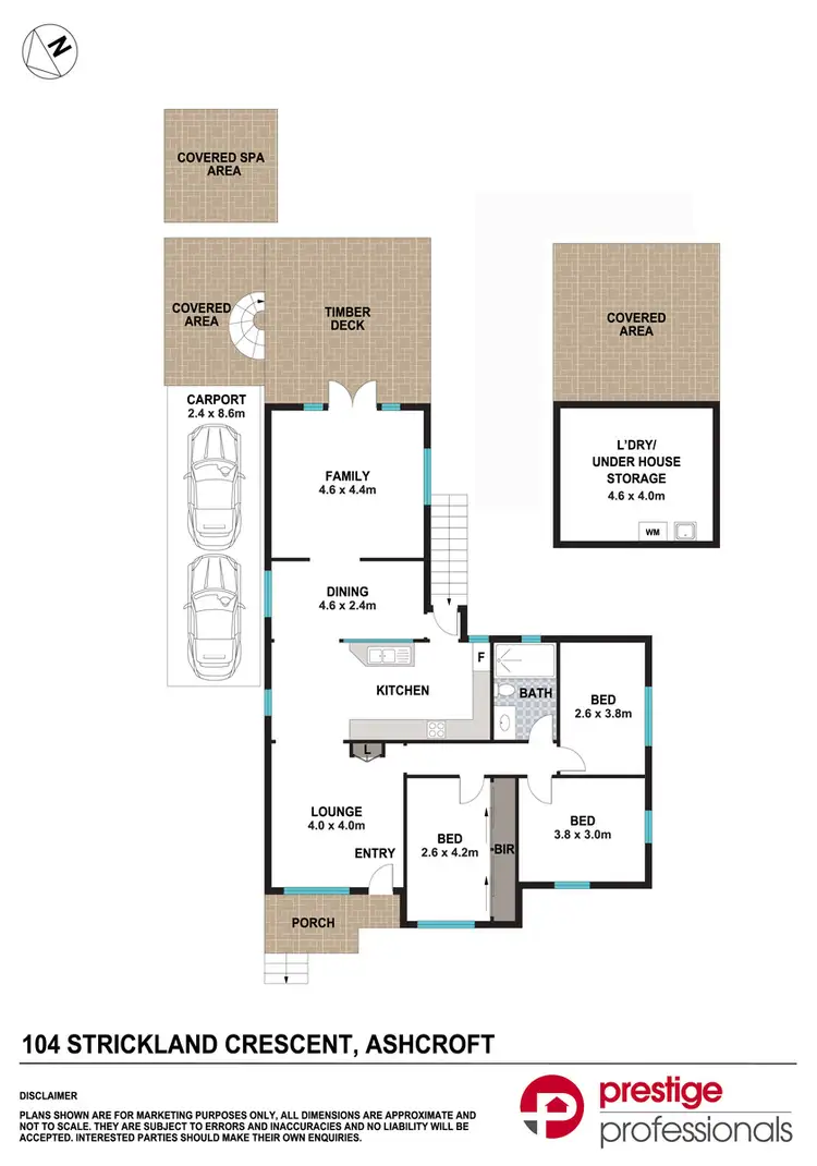 Floorplan of Homely house listing, 104 Strickland Crescent, Ashcroft NSW 2168