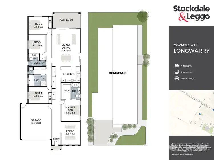 Floorplan of Homely house listing, 35 Wattle Way, Longwarry VIC 3816