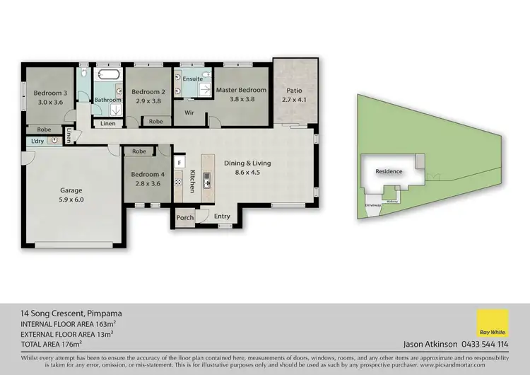 Floorplan of Homely house listing, 14 Song Crescent, Pimpama QLD 4209