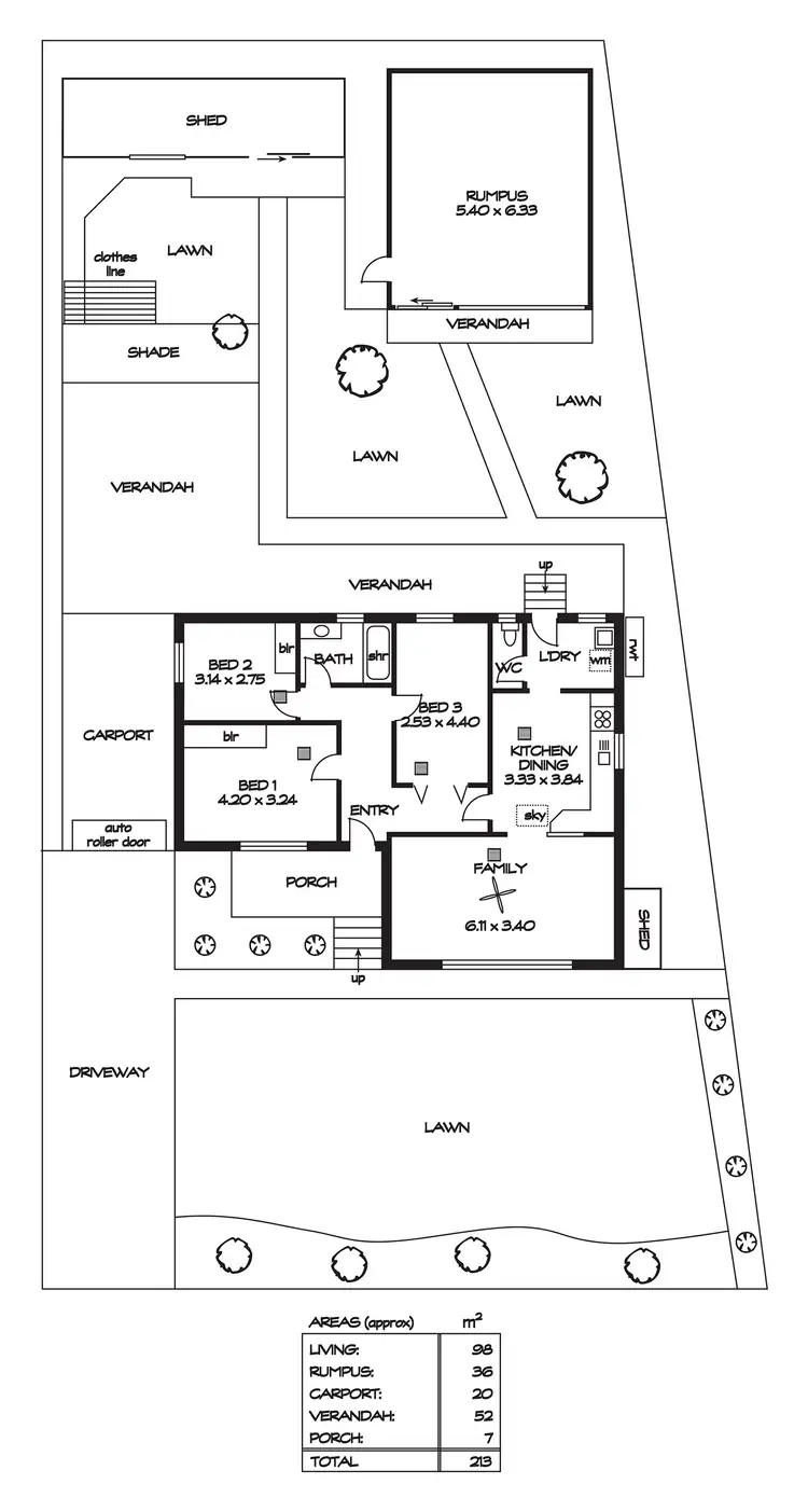 Floorplan of Homely house listing, 23 Jakara Avenue, Ingle Farm SA 5098