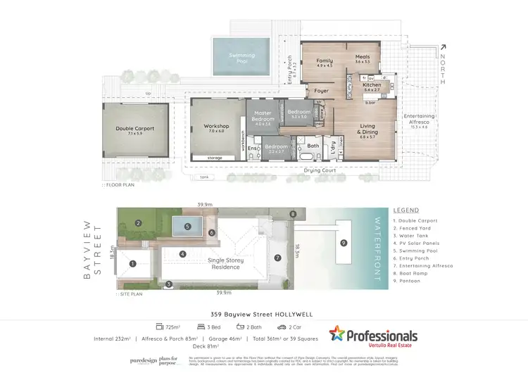 Floorplan of Homely house listing, 359 Bayview Street, Runaway Bay QLD 4216