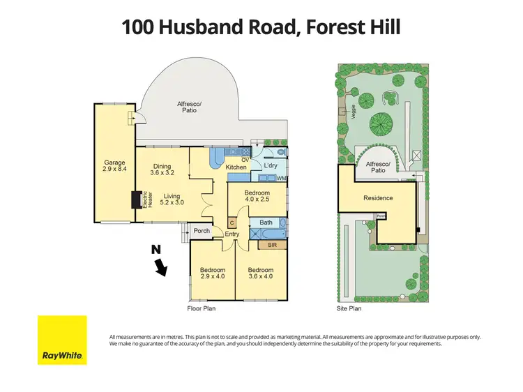 Floorplan of Homely house listing, 100 Husband Road, Forest Hill VIC 3131