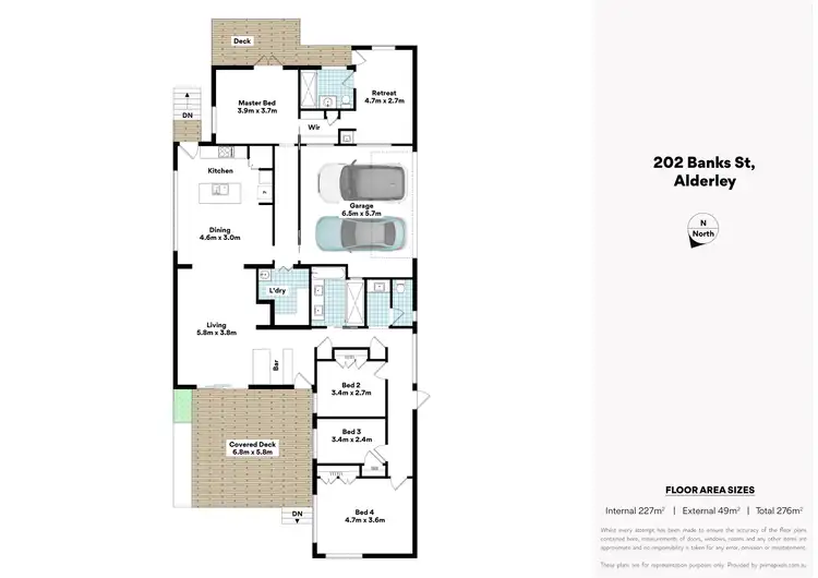 Floorplan of Homely house listing, 202 Banks Street, Alderley QLD 4051