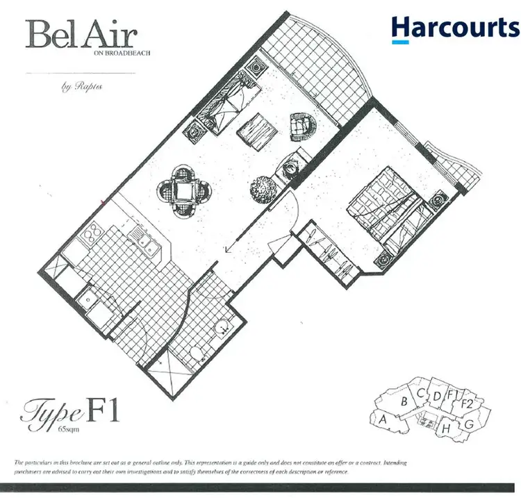 Floorplan of Homely apartment listing, 1035/2623-2633 Gold Coast Highway, Broadbeach QLD 4218
