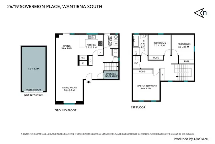 Floorplan of Homely townhouse listing, 26/19 Sovereign Place, Wantirna South VIC 3152