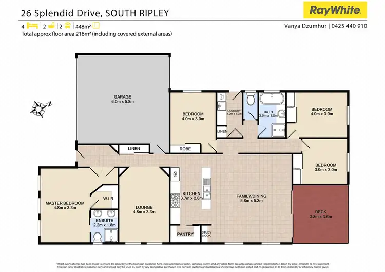 Floorplan of Homely house listing, 26 Splendid Drive, South Ripley QLD 4306