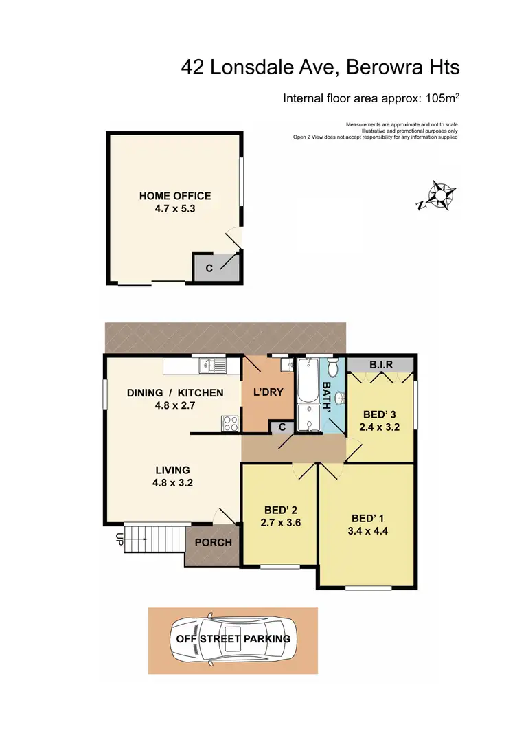 Floorplan of Homely house listing, 42 Lonsdale Avenue, Berowra Heights NSW 2082