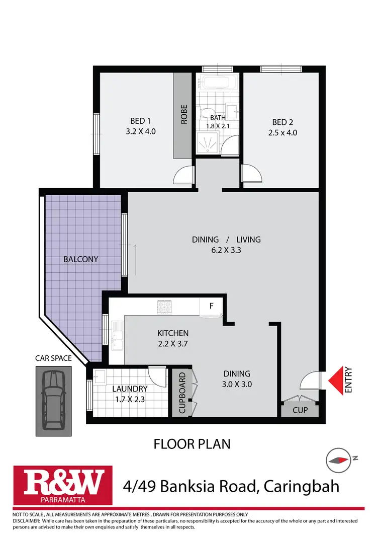 Floorplan of Homely unit listing, 4/49-51 Banksia Road, Caringbah NSW 2229