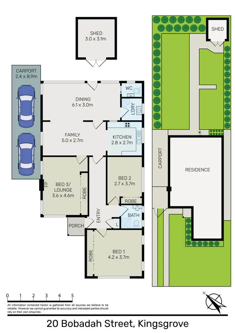 Floorplan of Homely house listing, 20 Bobadah Street, Kingsgrove NSW 2208