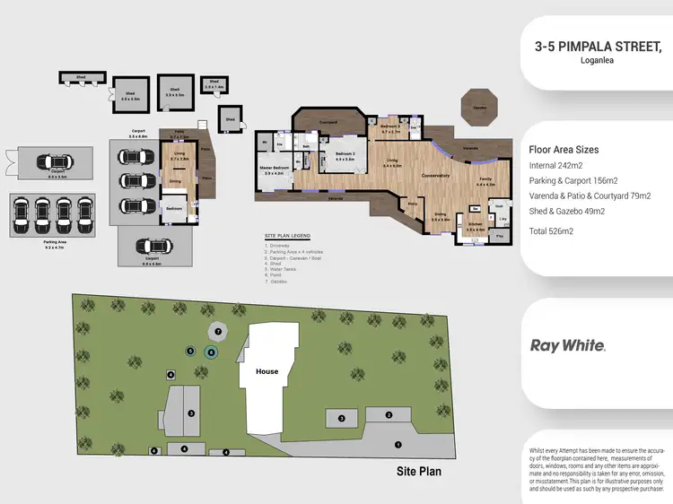 Floorplan of Homely house listing, 3-5 Pimpala Street, Loganlea QLD 4131